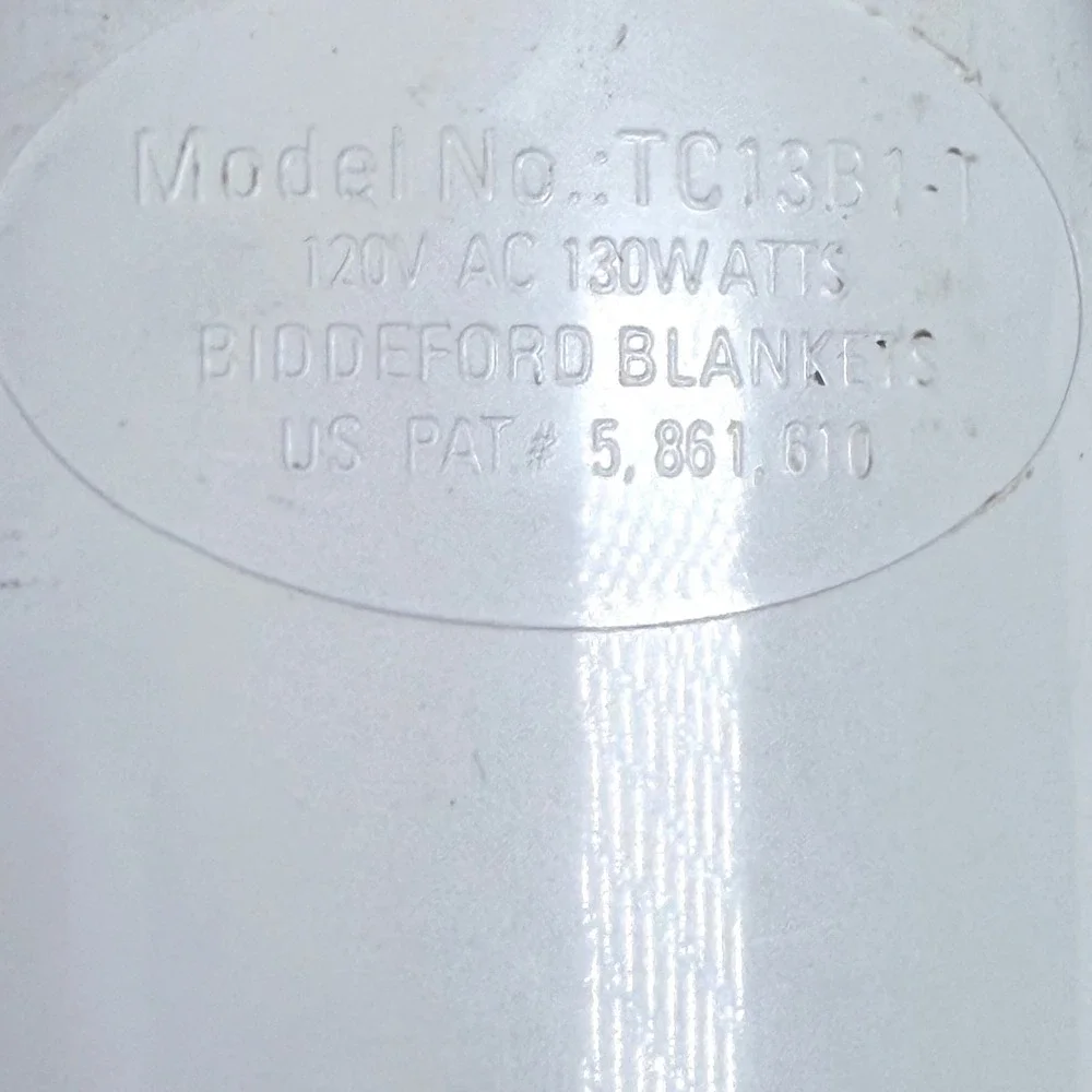 Biddeford TC13B1-T Controller Only 4 Prong Electric Blanket Throw Heated Sealy